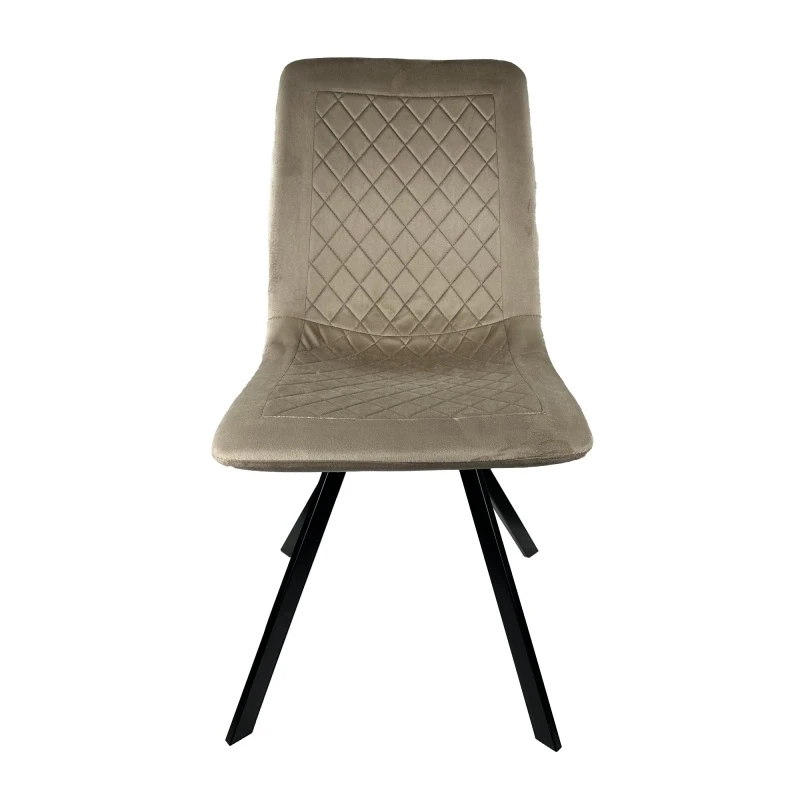 Chaise Hasselt en velours beige ID Italian Design