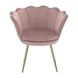 Fauteuil Sidney rose Art déco ID Italian Design