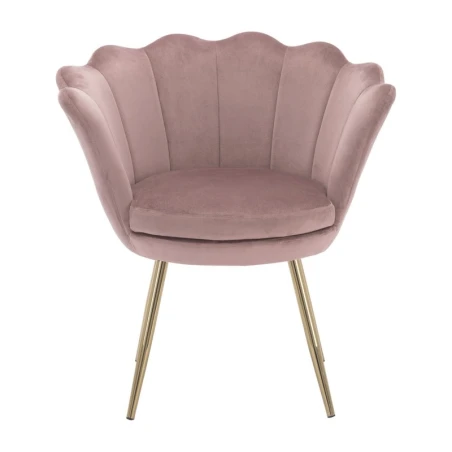 Fauteuil Sidney rose Art déco ID Italian Design