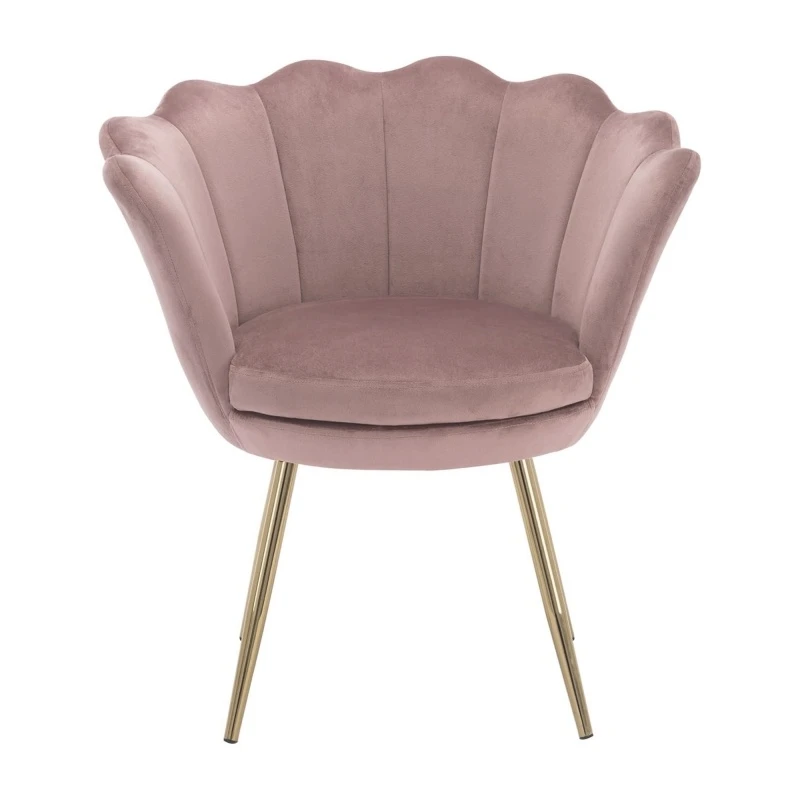 Fauteuil Sidney rose Art déco ID Italian Design