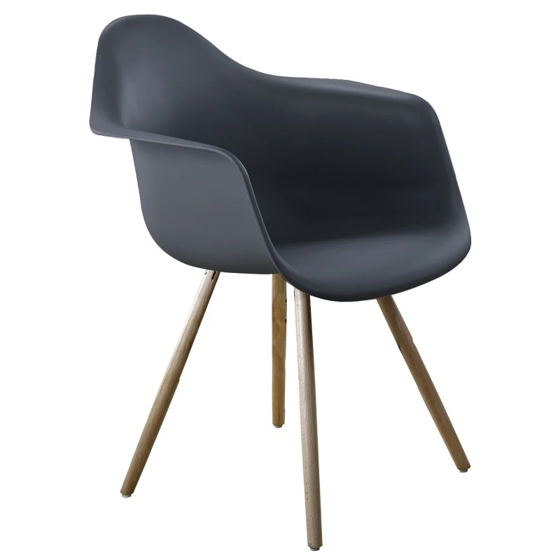 Fauteuil Estocolmo Grey avec accoudoirs | ID Italian Design