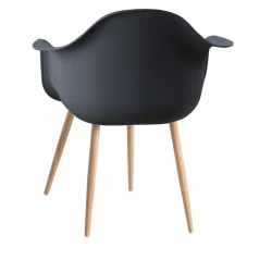 Fauteuil Estocolmo Grey avec accoudoirs | ID Italian Design