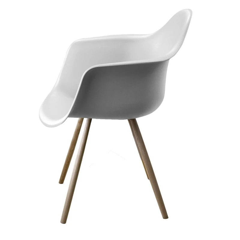 Fauteuil Estocolmo White avec accoudoirs
