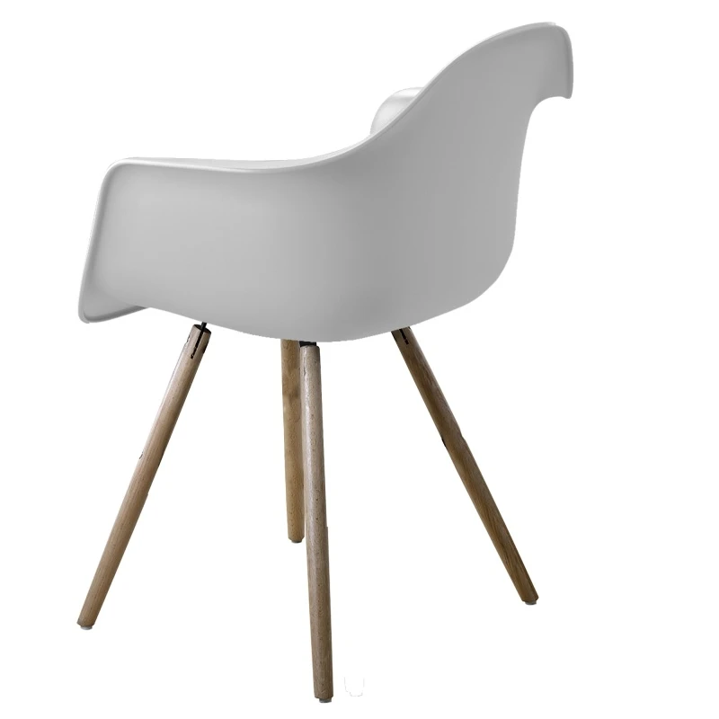 Fauteuil Estocolmo White avec accoudoirs