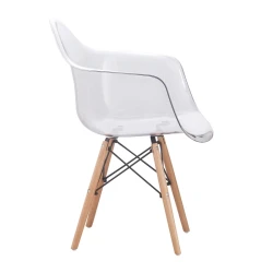 Fauteuil fixe Estocolmo Glass de ID Italian Design