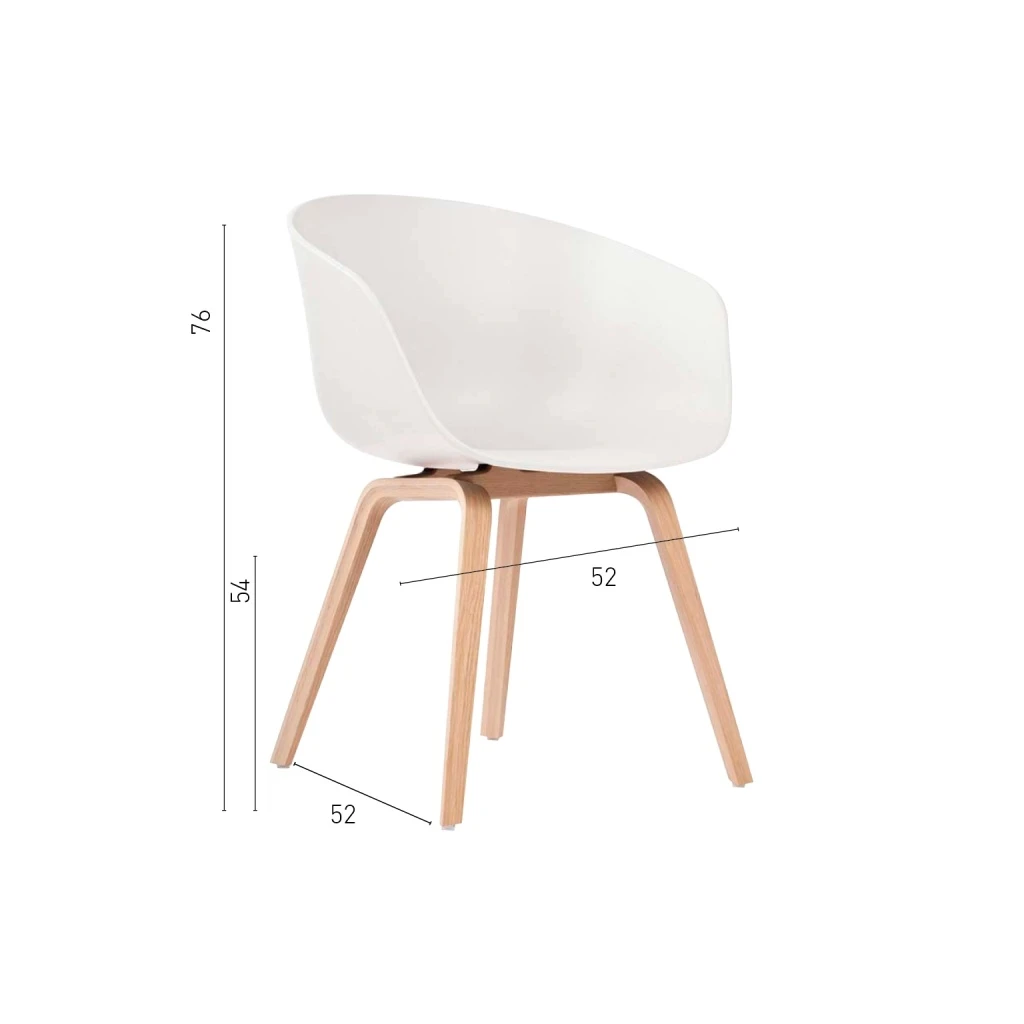Silla Cute White ID Italian Design