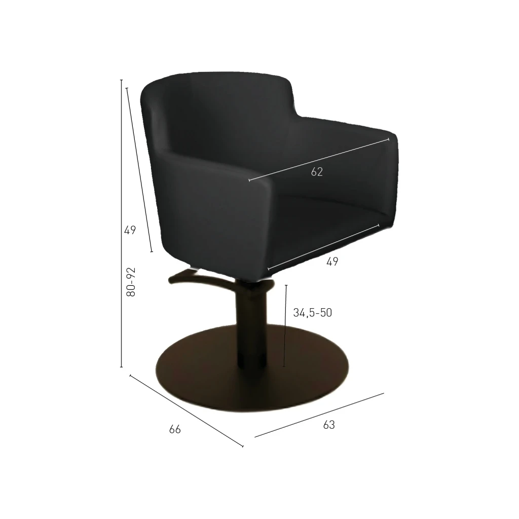 Sillón de corte Goya Negro ID Italian Design