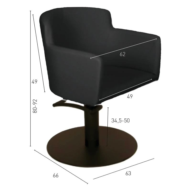 Goya Black Hairdressing Chair ID Italian Design