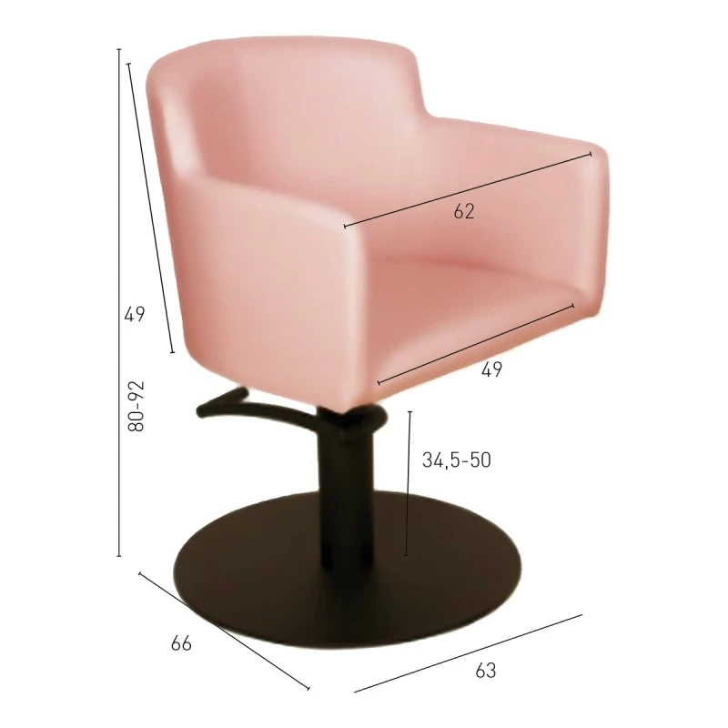 Poltrona da taglio Goya Rosa ID Italian Design