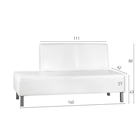 Canapé d’attente Da Vinci ID Italian Design