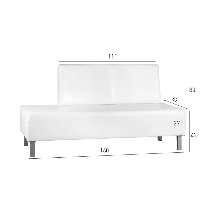 Sofá de espera Da Vinci ID Italian Design