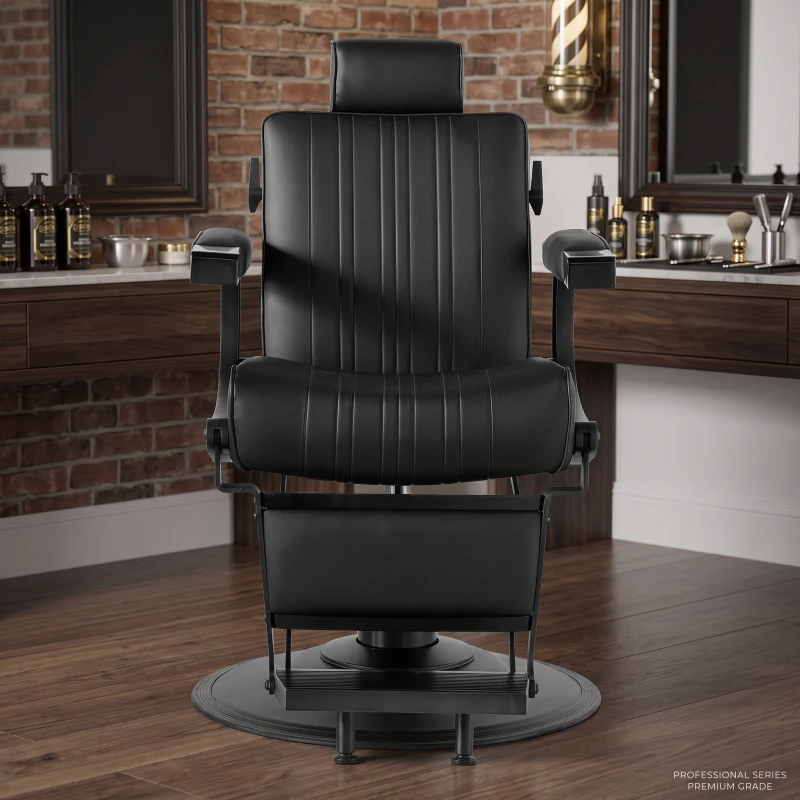Weelko LEVER Schwarzer Barberstuhl