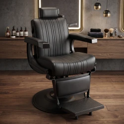 Weelko LEVER Schwarzer Barberstuhl