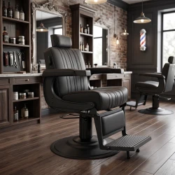Weelko LEVER Schwarzer Barberstuhl