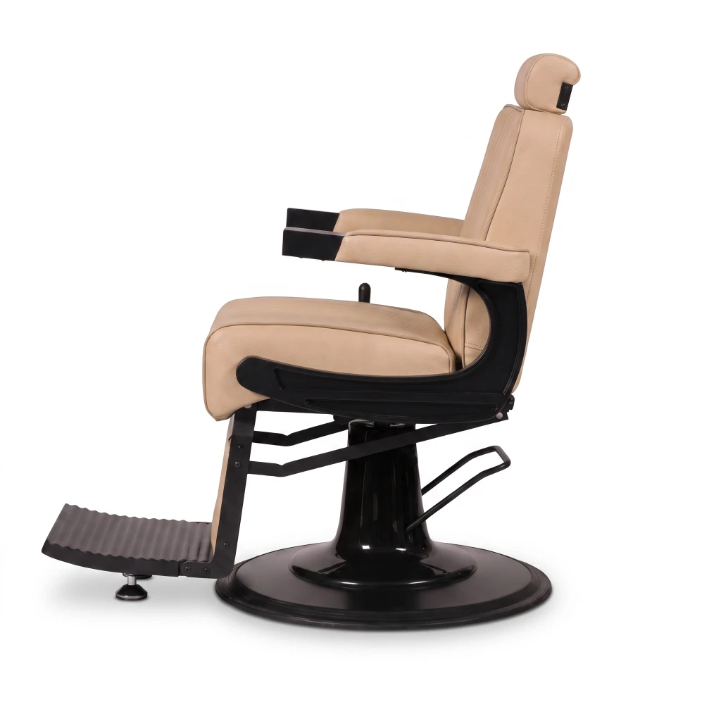 Sillón de barbería MUDI DOUR 2.0 Beige