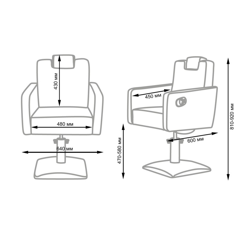 Hairdressing Chair Versus Plus I-medStetic Premium – Modern Design -I-medStetic Premium -court chairs