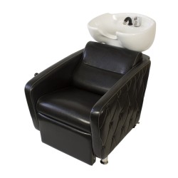 Lavacabezas NeoBeauty Cubo Plus con tapizado artesanal y confort superior -NeoBeauty -Lavacabezas barbería