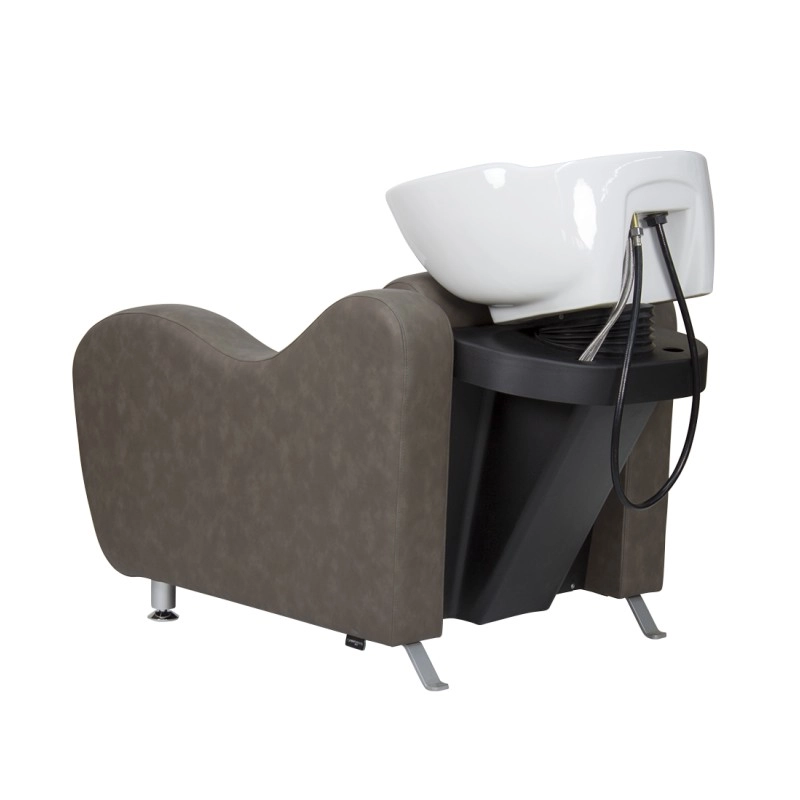 Onda Kopfwaschstation mit kippbarem Keramikbecken – NeoBeauty -NeoBeauty -Haarwaschbecken für Friseursalons