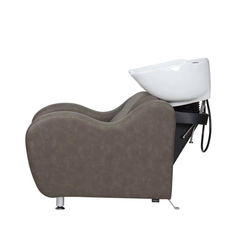 Onda Kopfwaschstation mit kippbarem Keramikbecken – NeoBeauty -NeoBeauty -Haarwaschbecken für Friseursalons