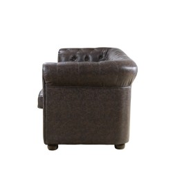 Chester Brown 3-Seater Waiting Sofa by I-medStetic Premium: Classic elegance and comfort. -I-medStetic Premium -Waiting chairs