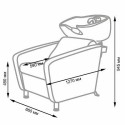 Cubo Basic Washbasin NeoBeauty - Lavatório Confortável e Elegante -NeoBeauty -Lavatório de barbearia