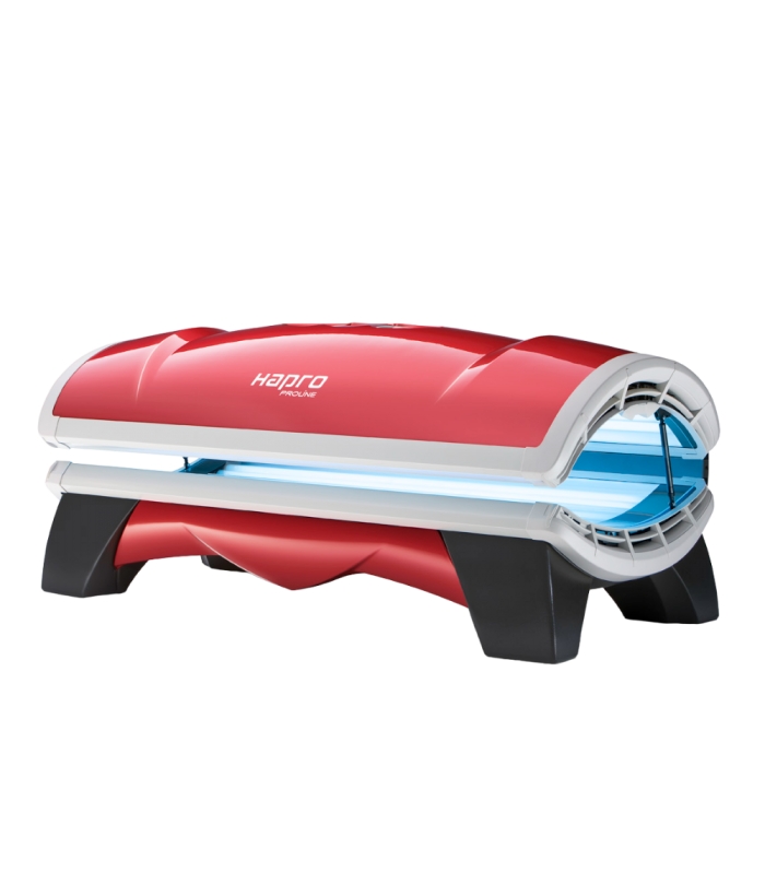 Solariums máquinas rayos UVA - Hapro Proline 28/1 C Lounge Red - Solarium horizontal