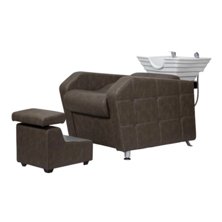 Lavacabezas Brisa NeoBeauty - Sillón multifunción con camilla para SPA y soporte para bañera -NeoBeauty -Lavacabezas barbería