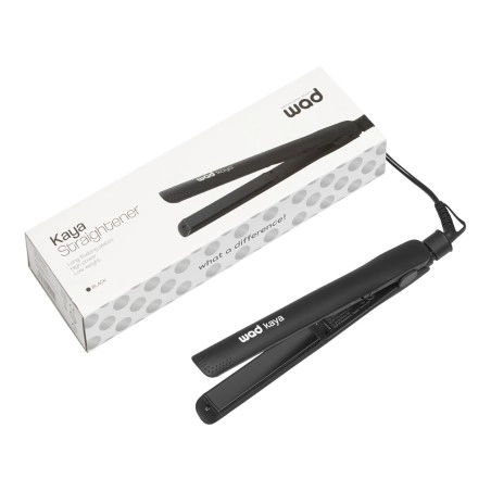 Piastra per capelli Kaya nera compatta ed ergonomica con piastre in ceramica 200°C - Weelko -Weelko -utile barbiere