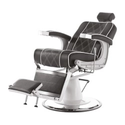 Sillón de Barbero Dublín Negro Vintage - i-Medstetic -i-Medstetic -Sillones barbero